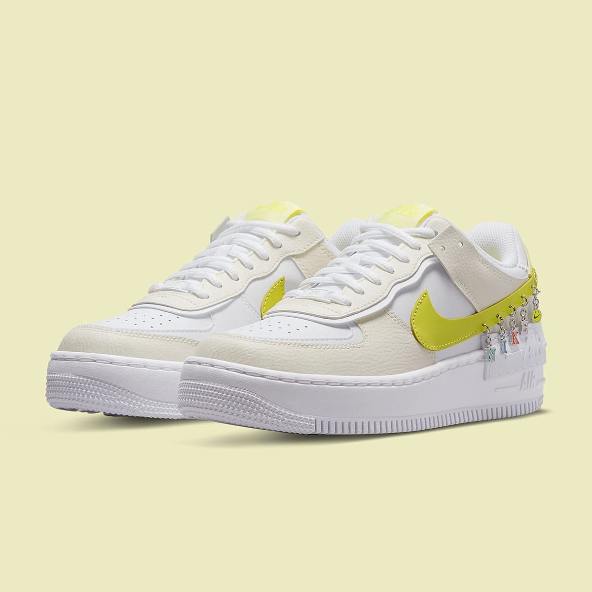 NIKE AIR FORCE 1 SHADOW YELLOW LUCKY CHARMS