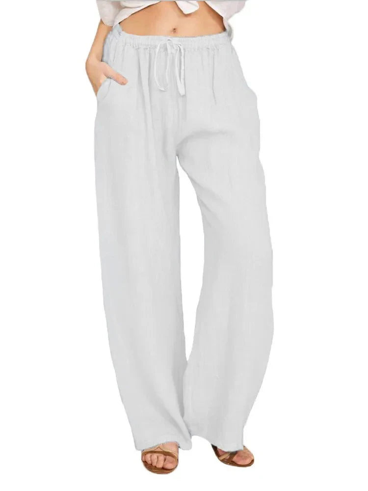 Women High-Waist Wide-Leg Pants