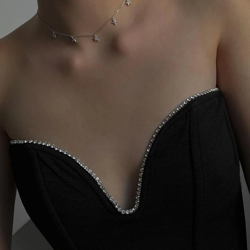 Off-Shoulder Lace Crop Top