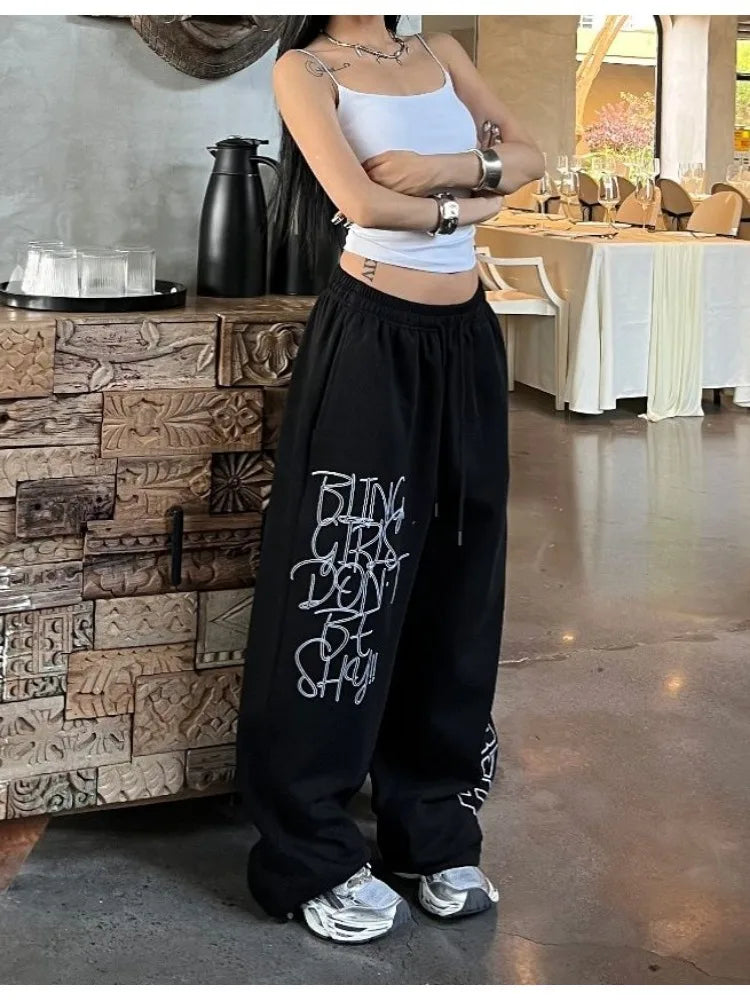 Oversized Black Baggy Sweatpants