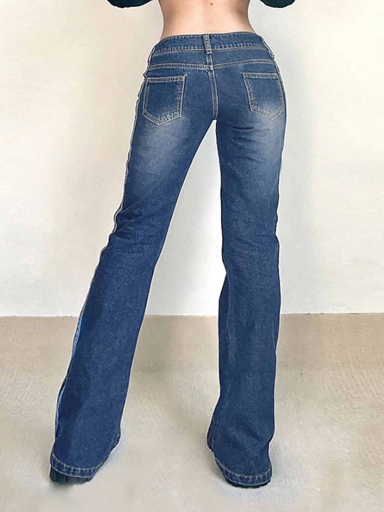 High-Waisted Flare Bell Bottom Jeans