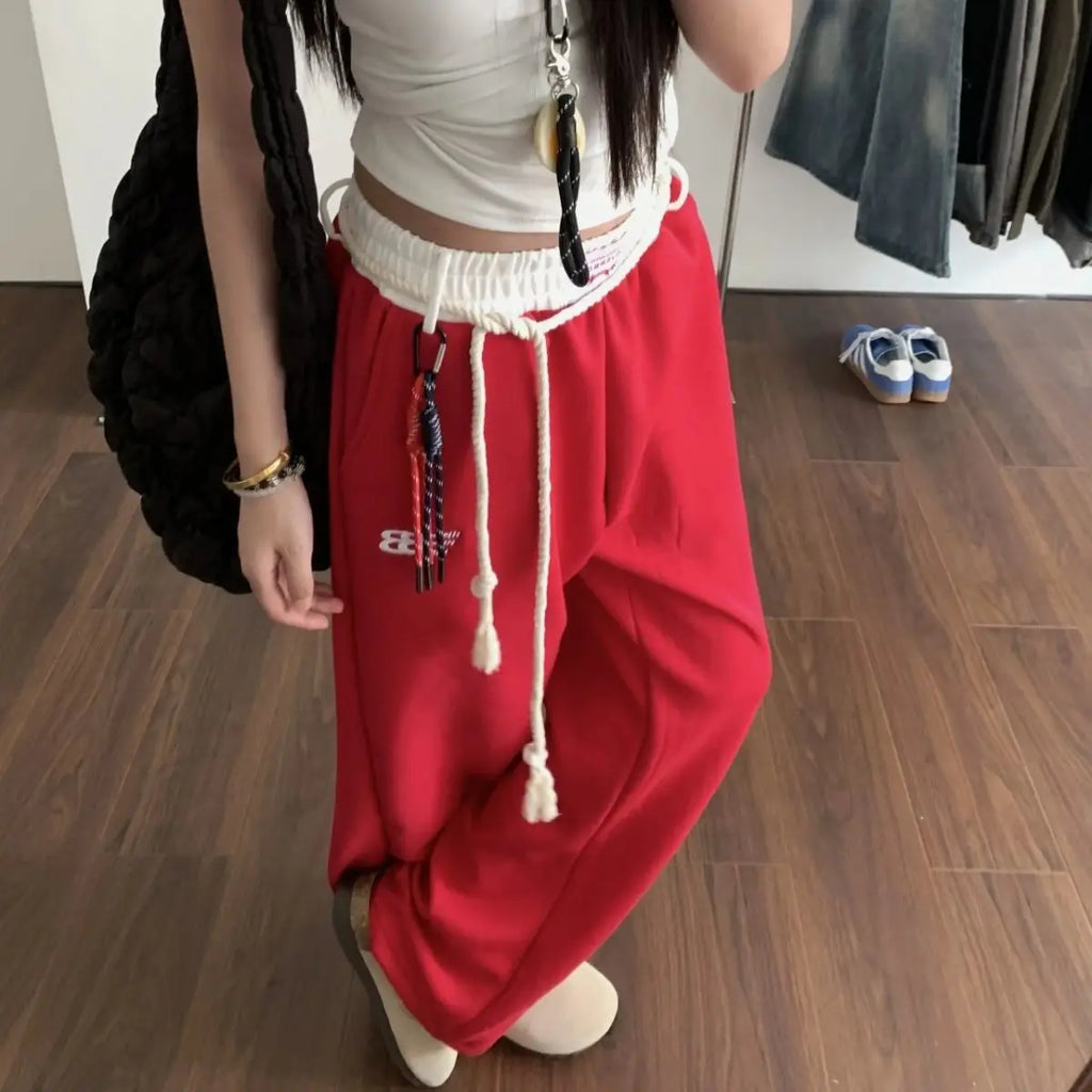 Deeptown Vintage Y2K Baggy Sweatpants