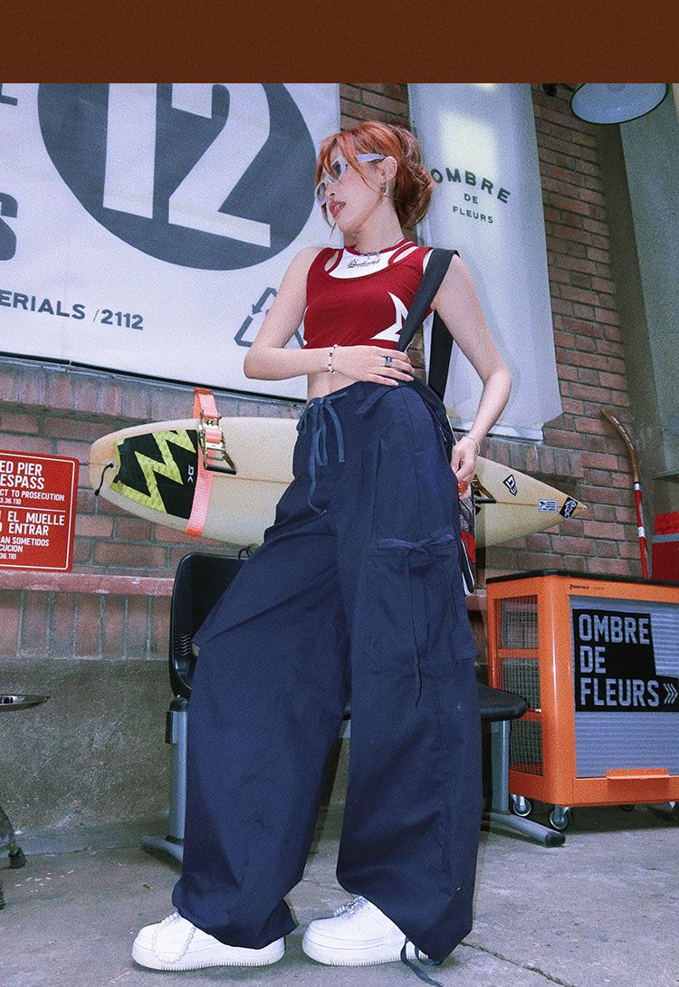 Vintage Star Graphic Print Y2K Tank Top