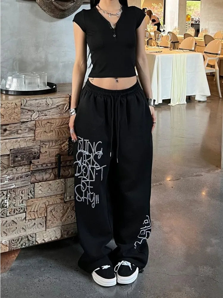 Oversized Black Baggy Sweatpants