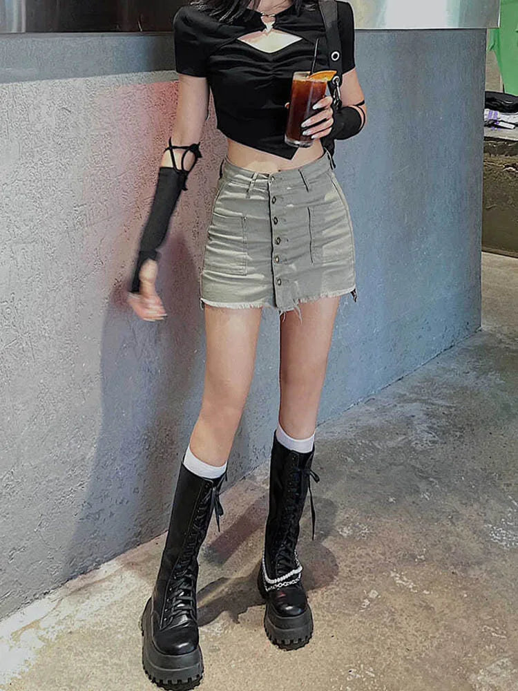 Cropped Short Sleeve