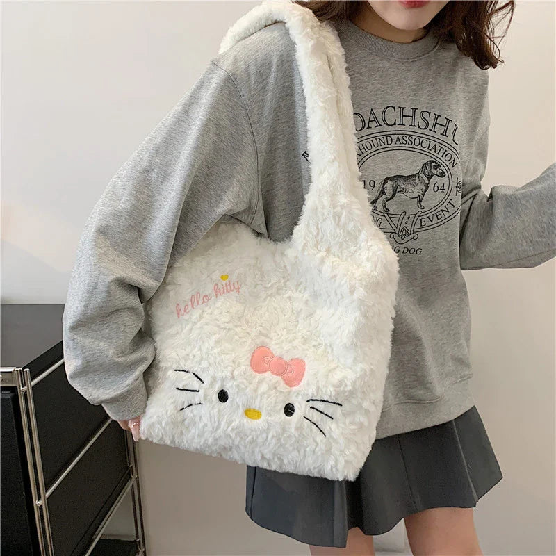 Hello Kitty Fur Handbag