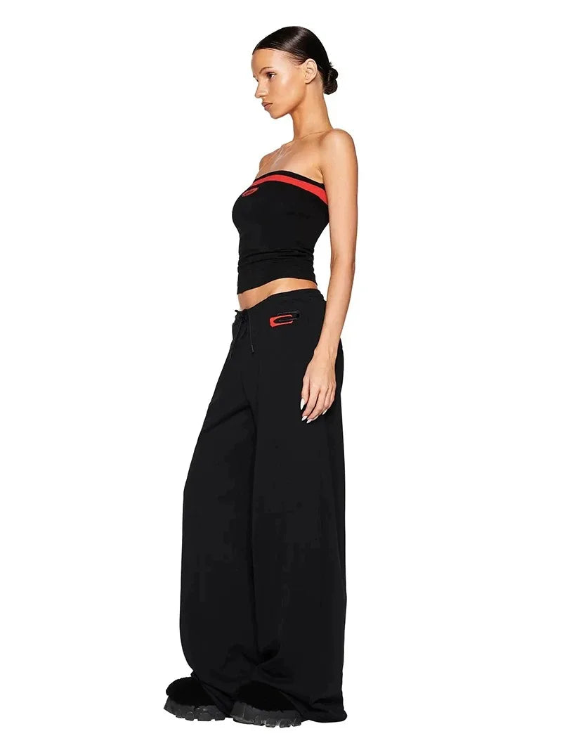 Strapless Top & Retro Spice Pants