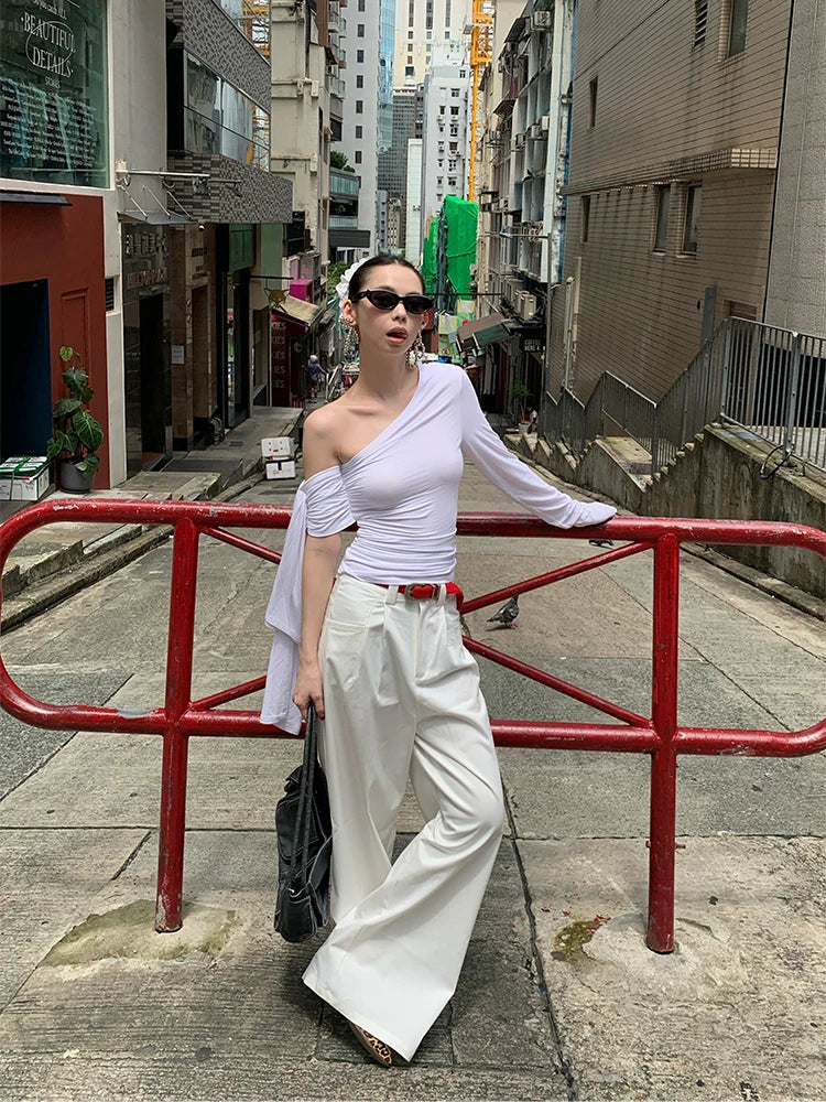 Off-Shoulder Knit Top