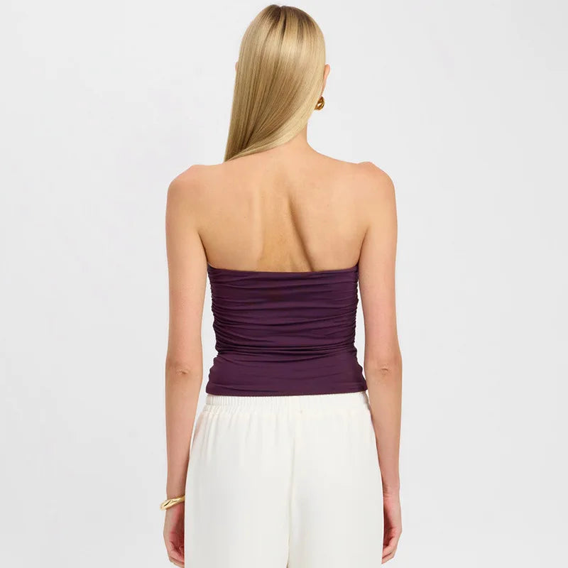 Metal Charm Crop Top