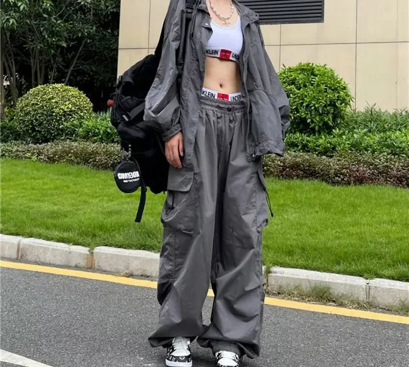 Oversize Cargo Sweatpants