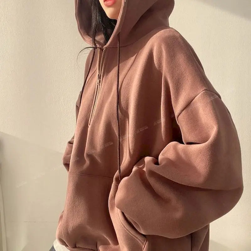 Oversized Zip Up Hoodie