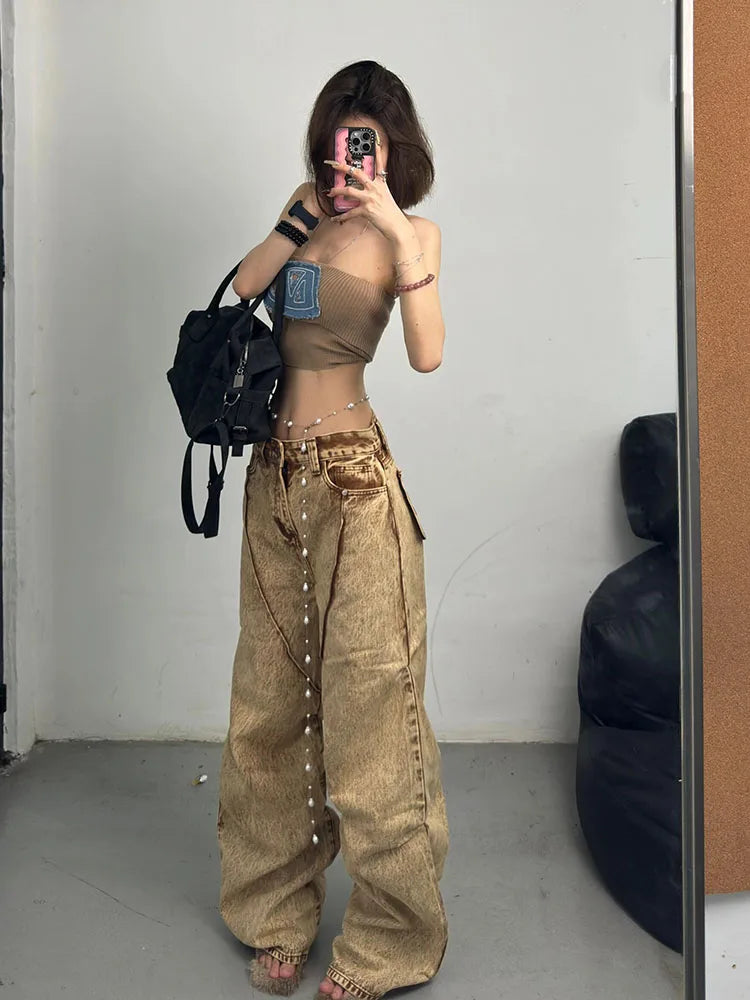 American Retro Oversized Cargo Pants