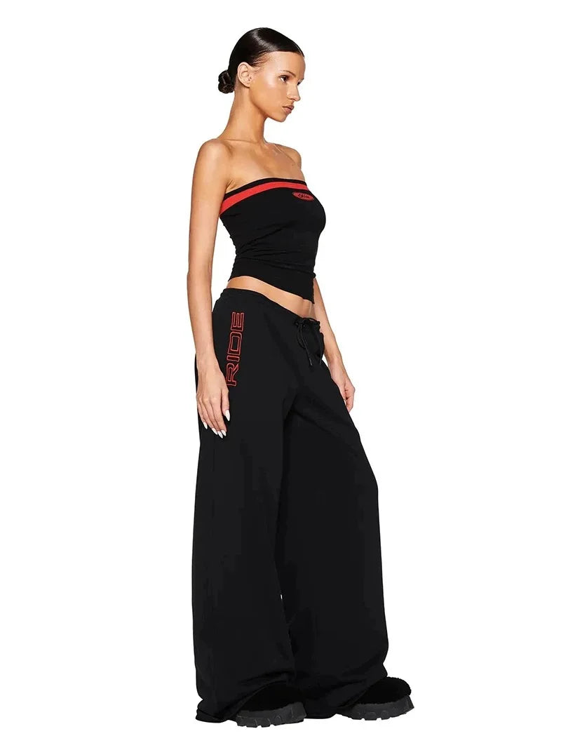 Strapless Top & Retro Spice Pants