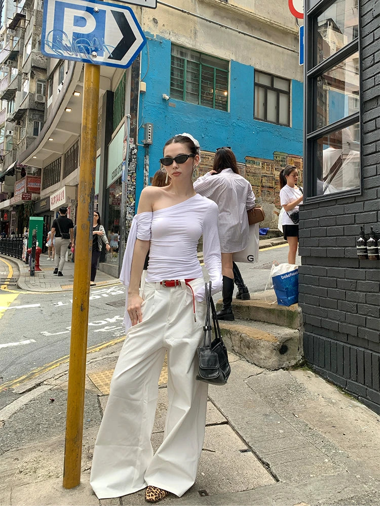 Off-Shoulder Knit Top