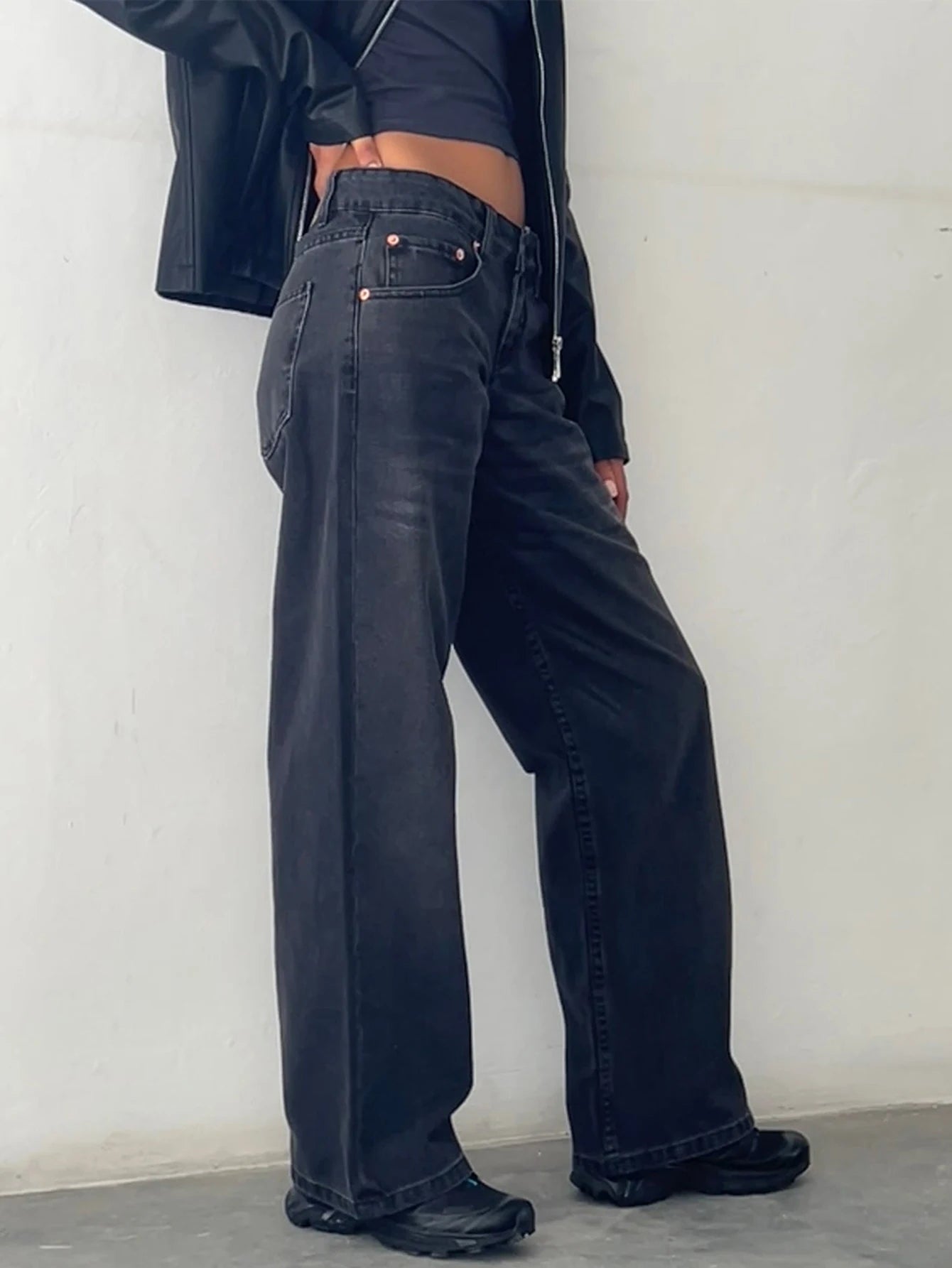 Vintage Y2K Low-Rise Baggy Boyfriend Jeans