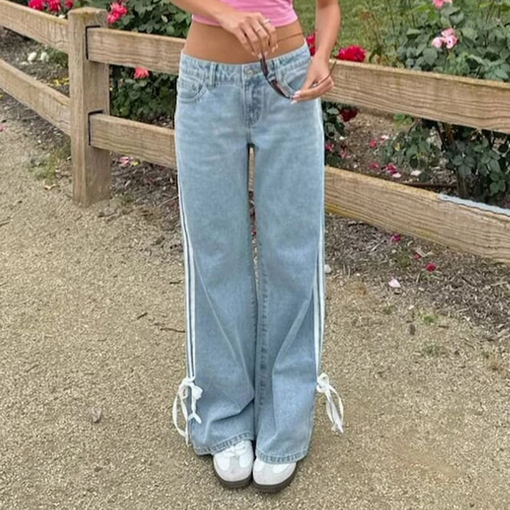 Y2K Vintage Low-Rise Baggy Jeans