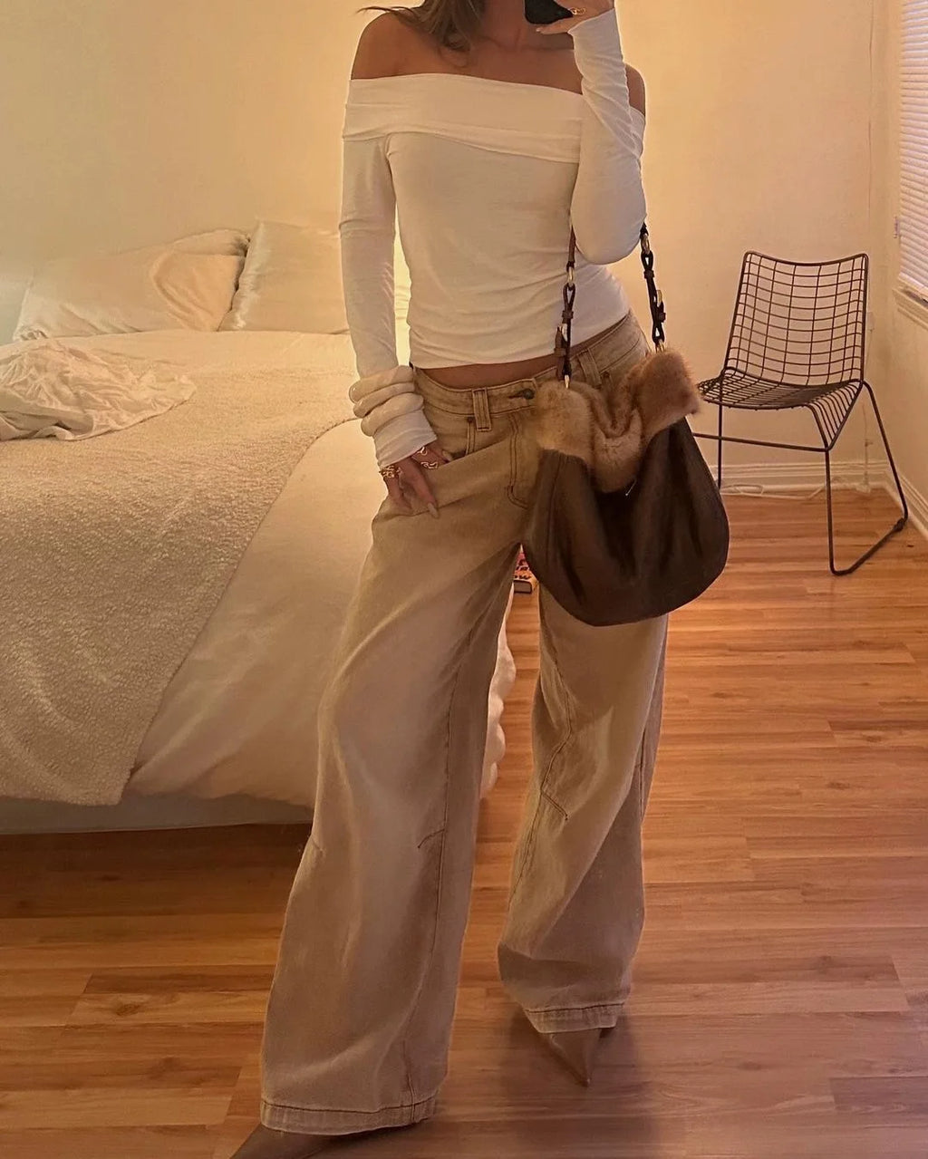 Jaded London  Mid-Waist Straight Leg Jeans