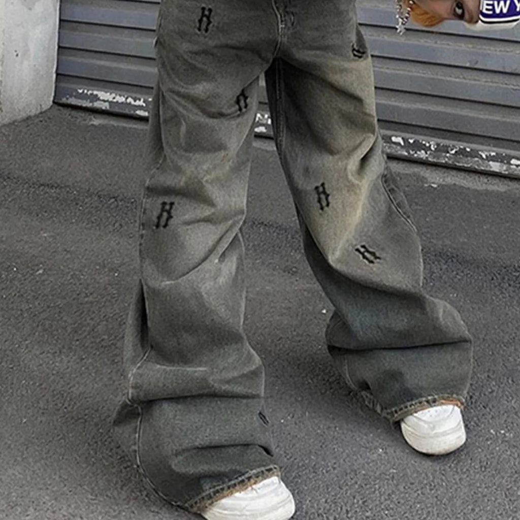 Vintage Y2K Low-Rise Distressed Jeans