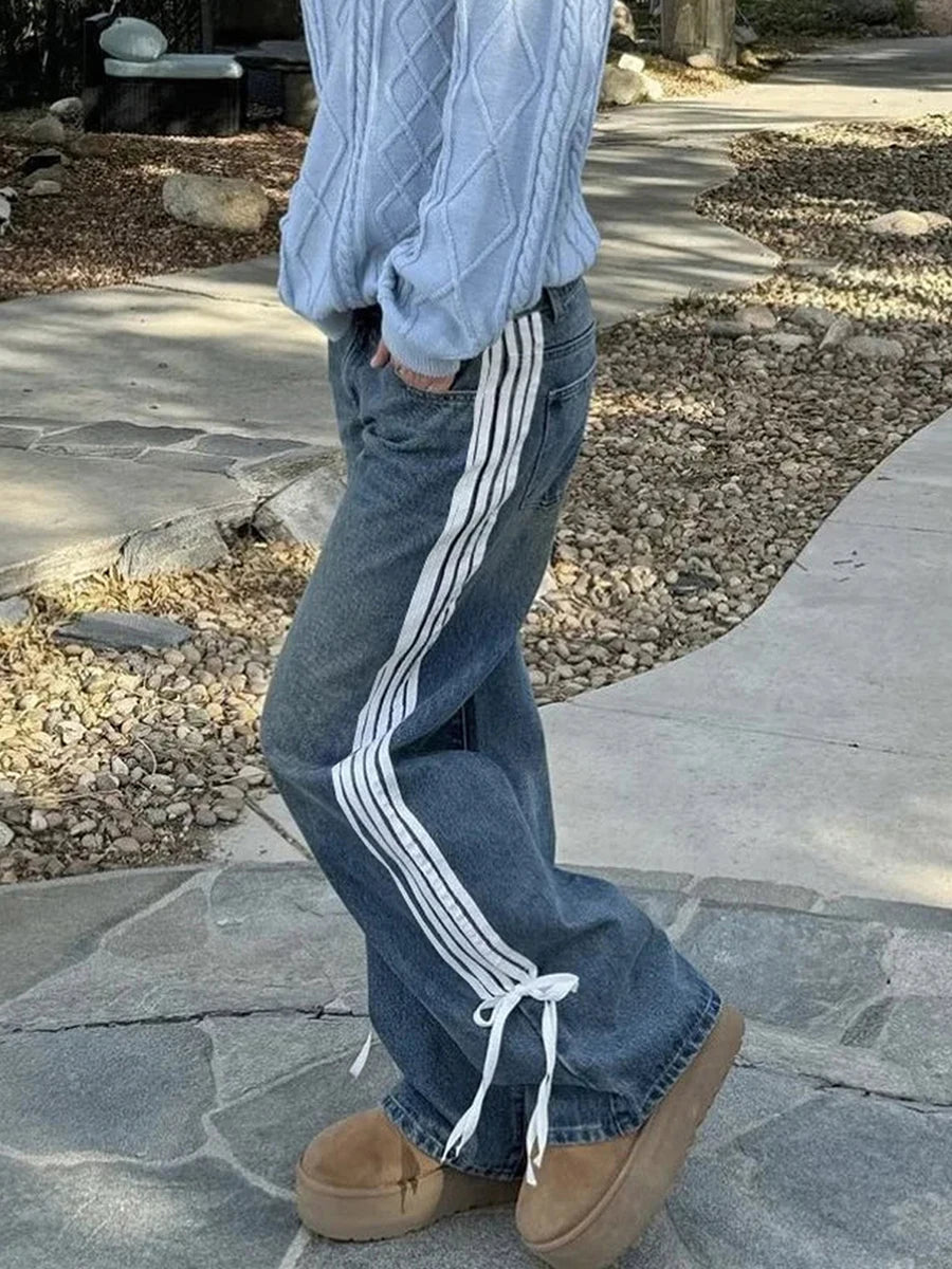 Y2K Vintage Low-Rise Baggy Jeans