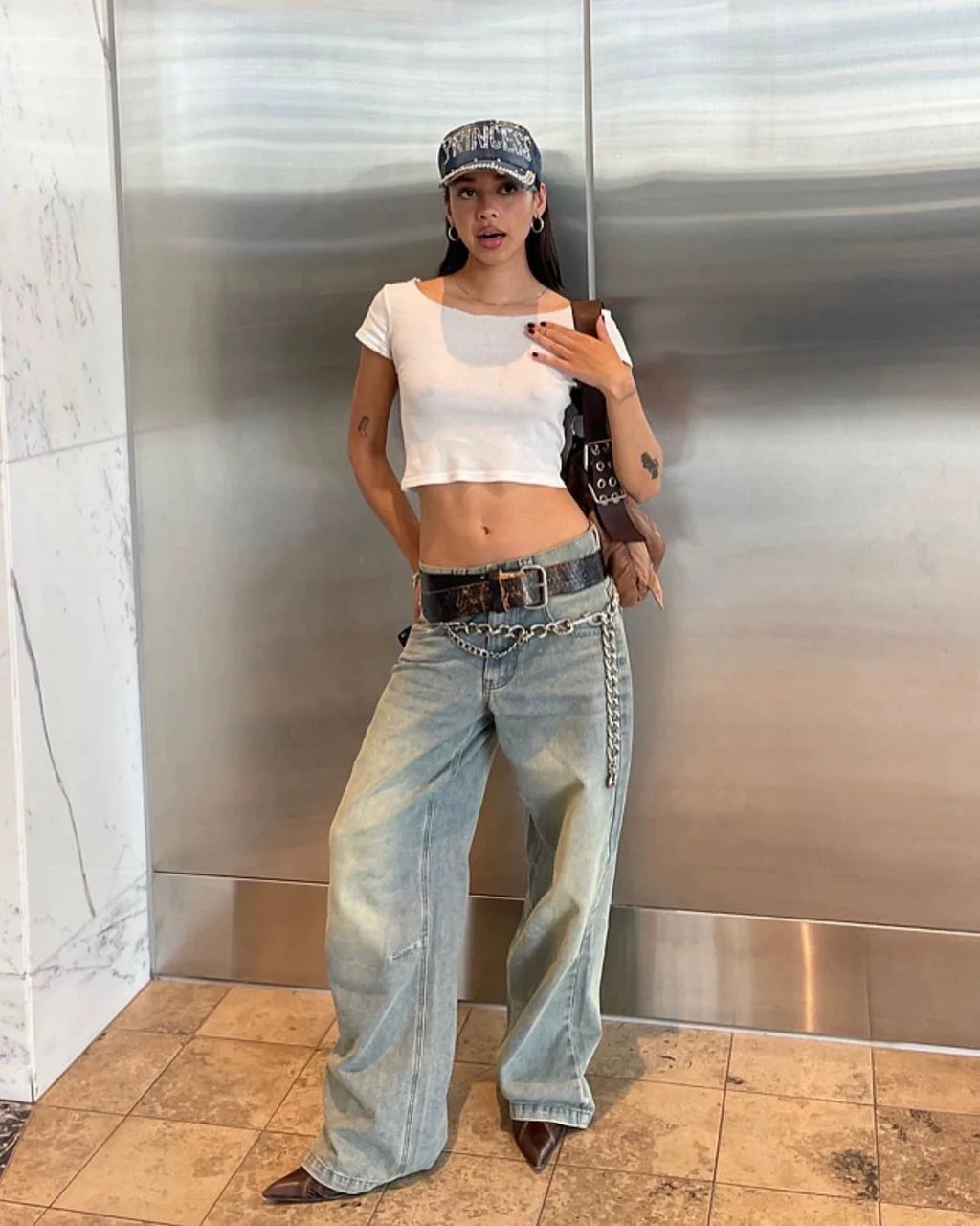 Vintage Gradient Denim Pants