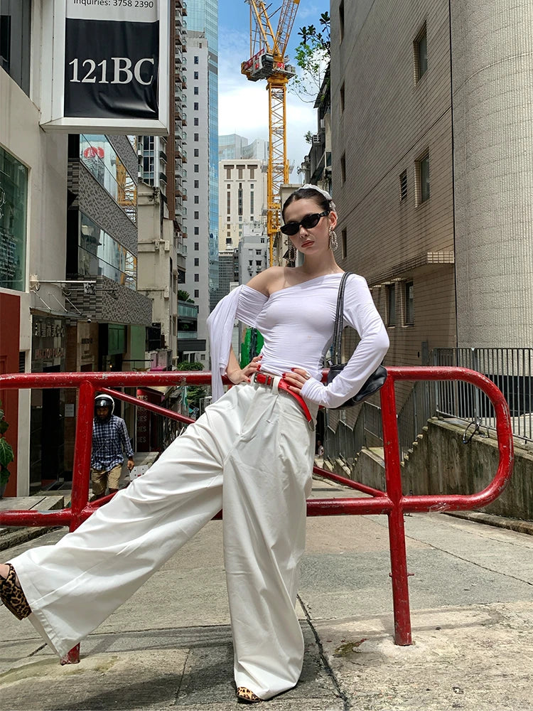 Off-Shoulder Knit Top