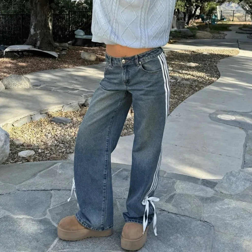 Y2K Vintage Low-Rise Baggy Jeans