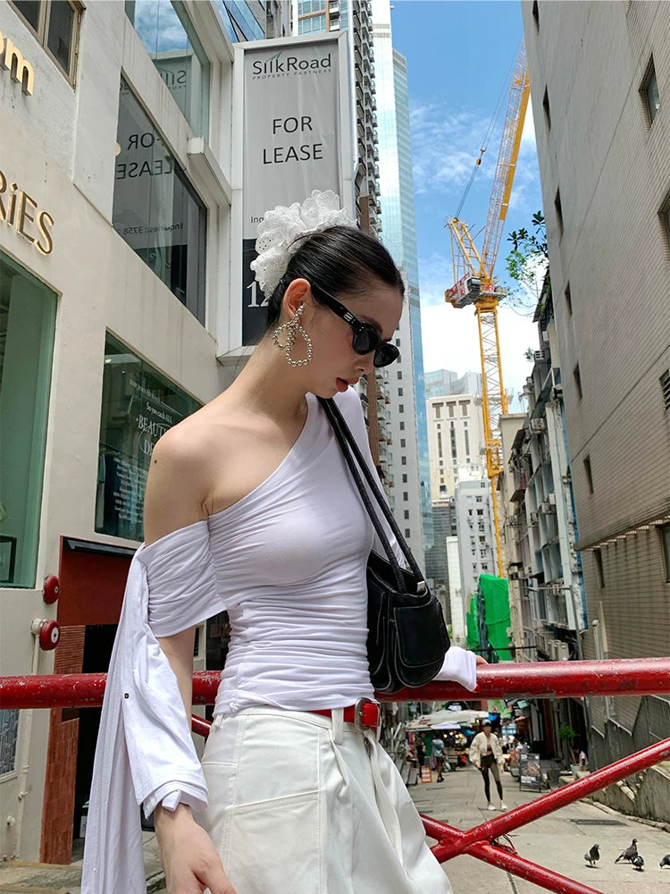 Off-Shoulder Knit Top