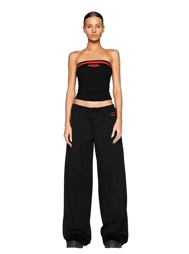 Strapless Top & Retro Spice Pants