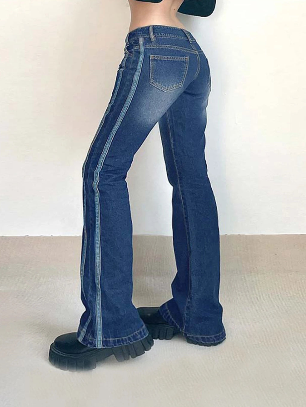 High-Waisted Flare Bell Bottom Jeans