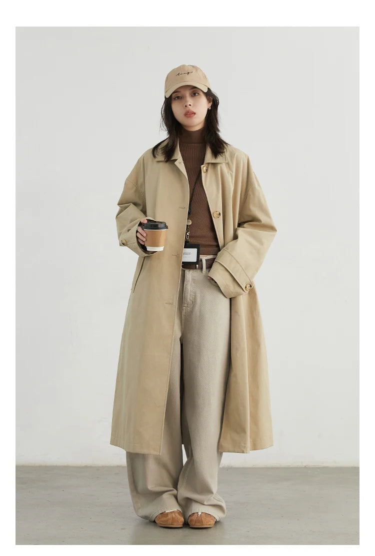 Women Loose Fit Cotton Straight-Leg Pants