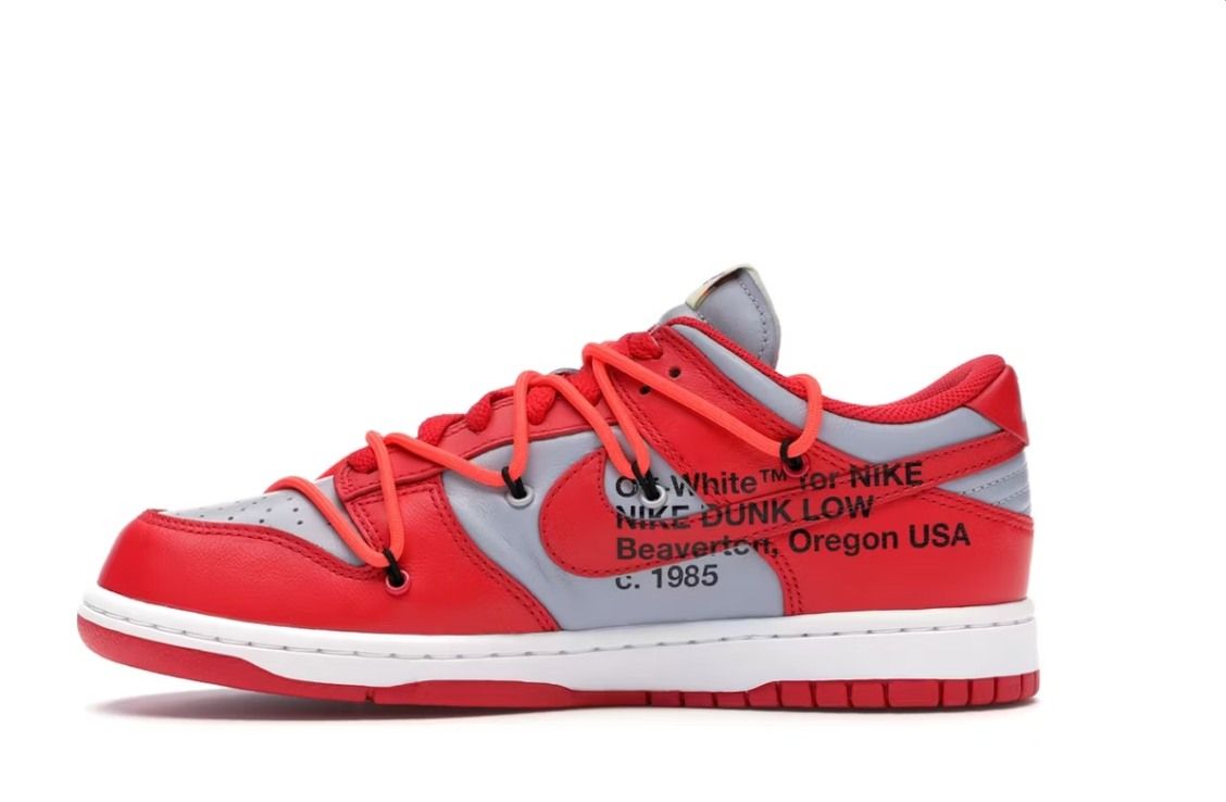 Nike Dunk Low Off-White University Red