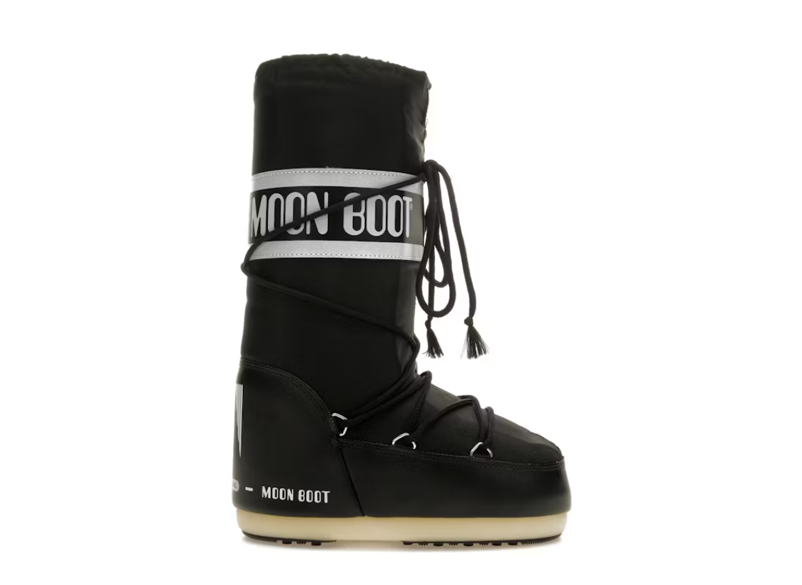 Moon Boot Icon Nylon Boot Black
