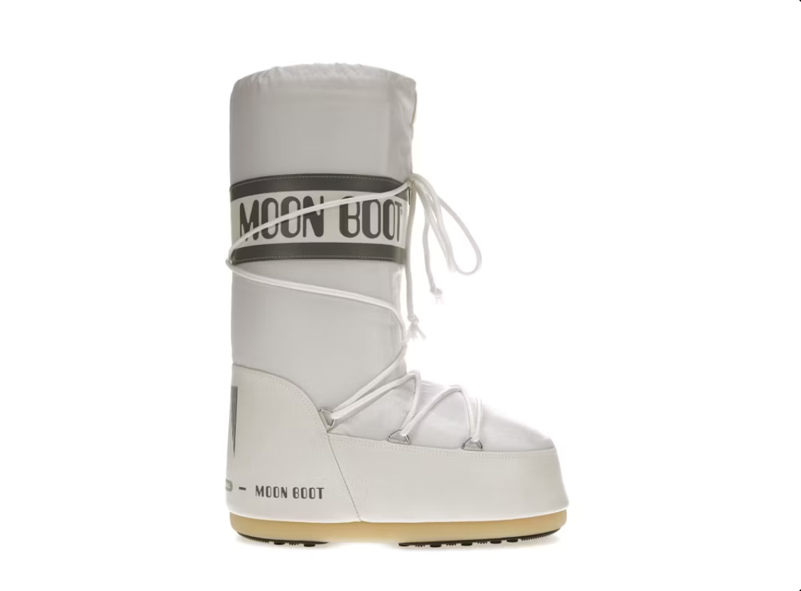 Moon Boot Icon Nylon Boot White