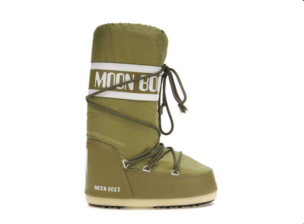Moon Boot Icon Nylon Boot Khaki