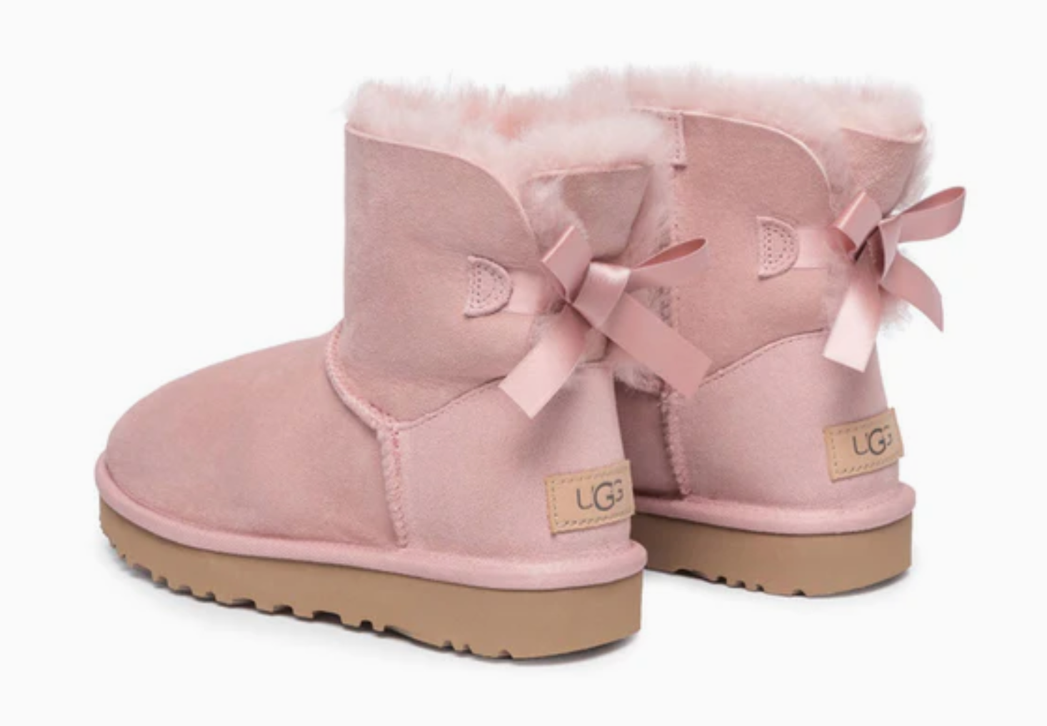 UGG Mini Baley Bow II Snow Boots Pink