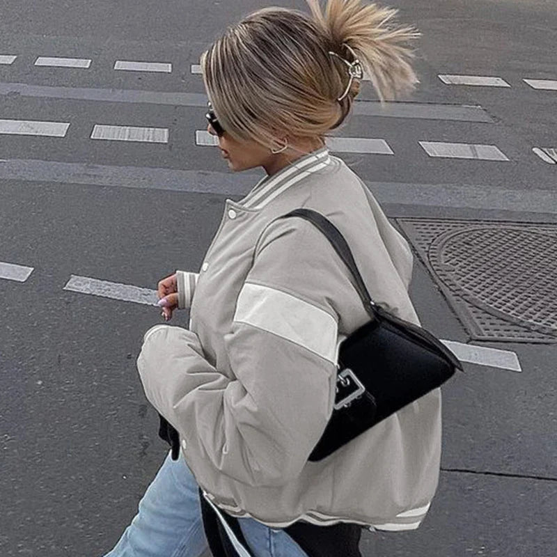 Drawstring Loose Jacket Coat