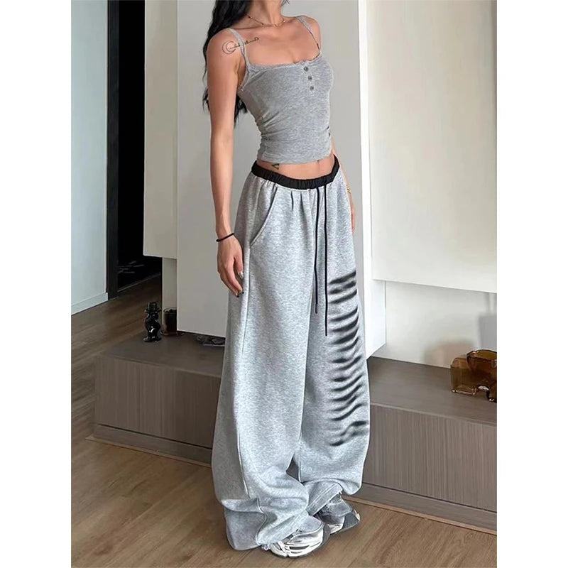 Oversized Patchwork Sweatpants