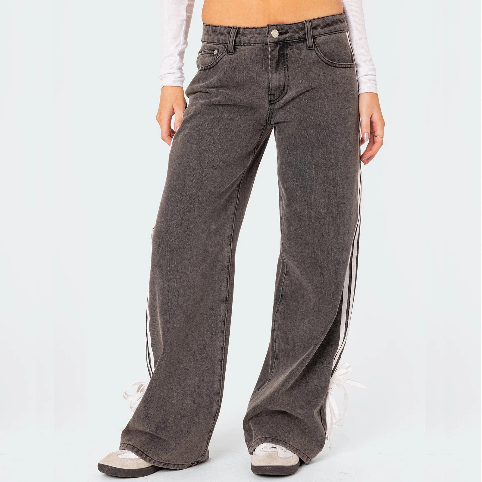 Y2K Vintage Low-Rise Baggy Jeans