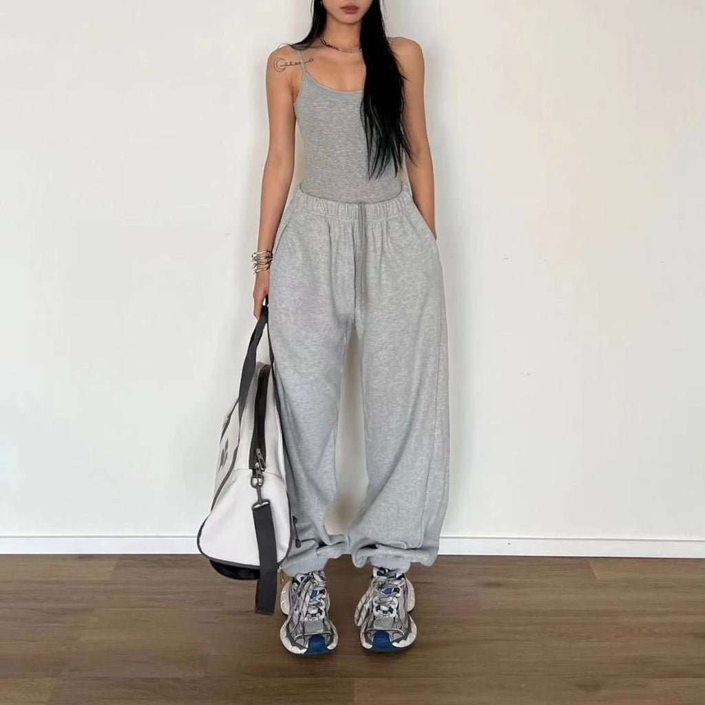 Oversized Y2K Grey Joggers