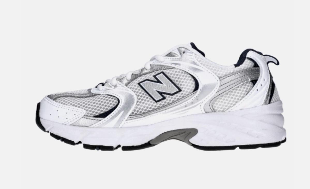 New Balance 530 White Silver Navy