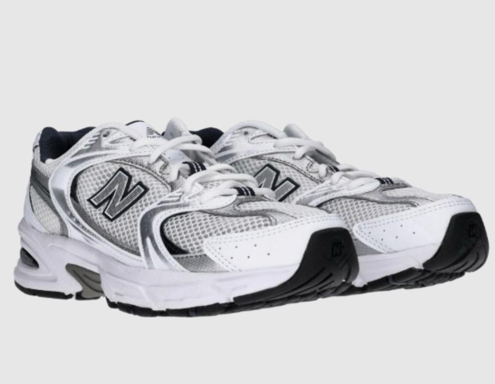 New Balance 530 White Silver Navy